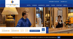 Desktop Screenshot of conrad-hotel.de